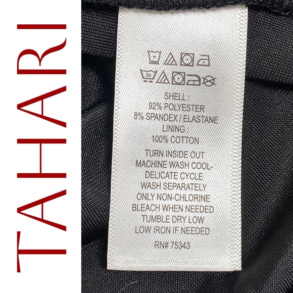 Tahari NWT Womens Black Velvet Single Button Blazer Jacket Notched Lapel Large - Picture 10 of 15